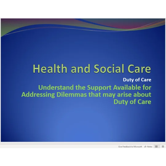 Duty of Care Awareness Training Resources