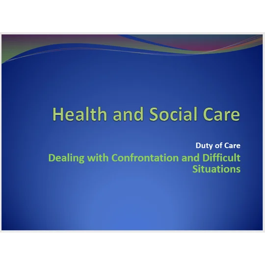 Duty of Care Awareness Training Resources
