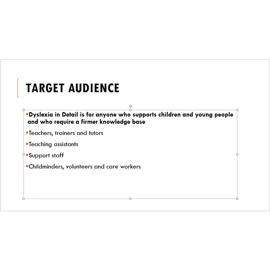 Dyslexia Awareness Training Resources