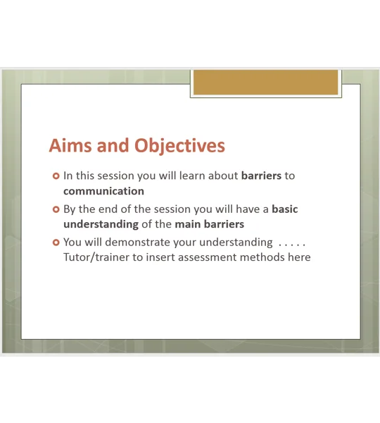 Effective Communication Awareness Training Resources