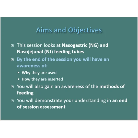 Enteral Route Feeding and Medication Training Resources