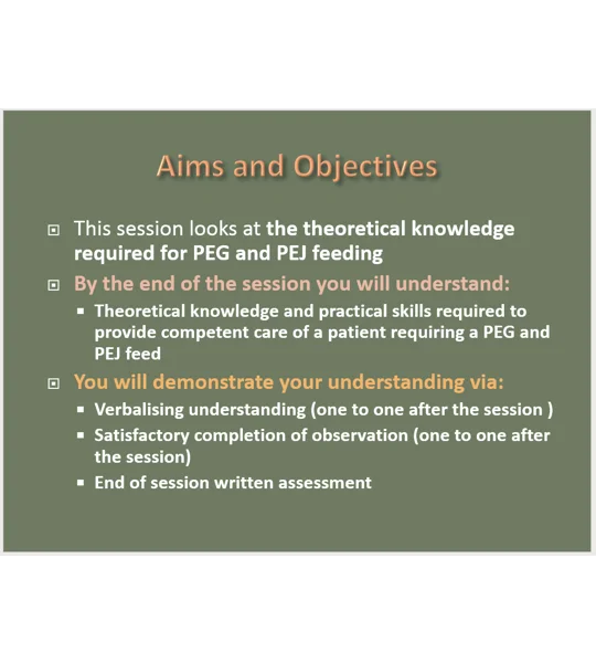 Enteral Route Feeding and Medication Training Resources