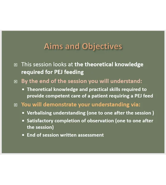 Enteral Route Feeding and Medication Training Resources