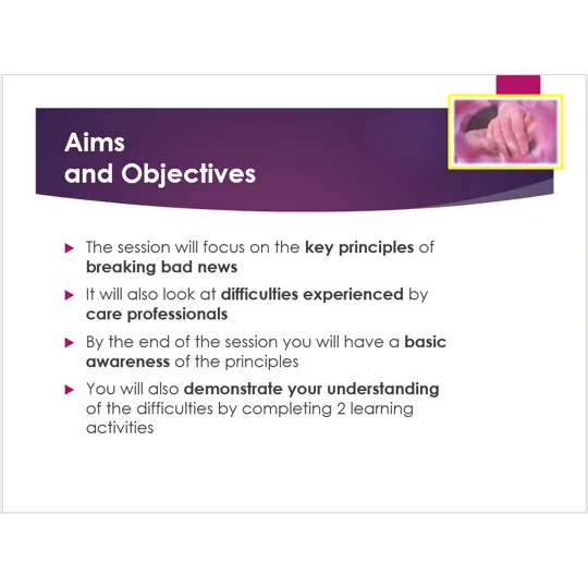 End of Life Care Planning & Tools Training Resources