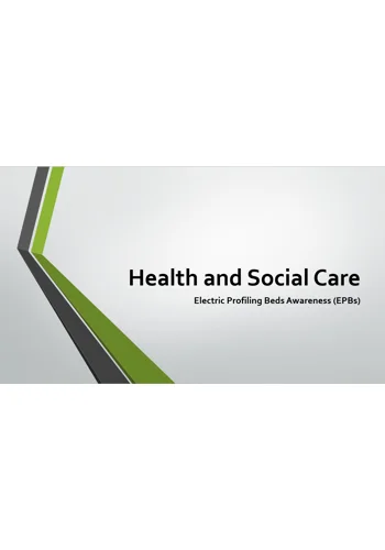 Electric Profiling Beds Safety and Usage Training Resources