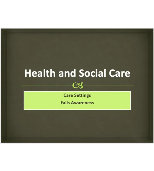 Falls Awareness and Prevention Training Resources