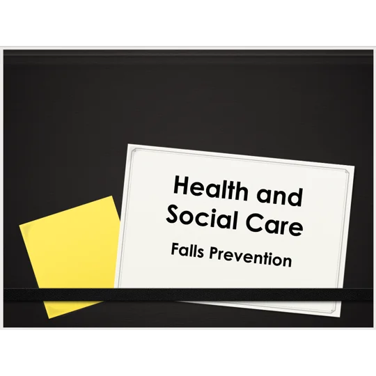 Falls Awareness and Prevention Training Resources