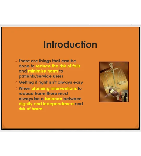 Falls Awareness and Prevention Training Resources