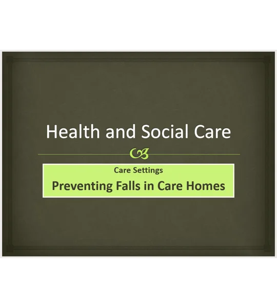 Falls Awareness and Prevention Training Resources