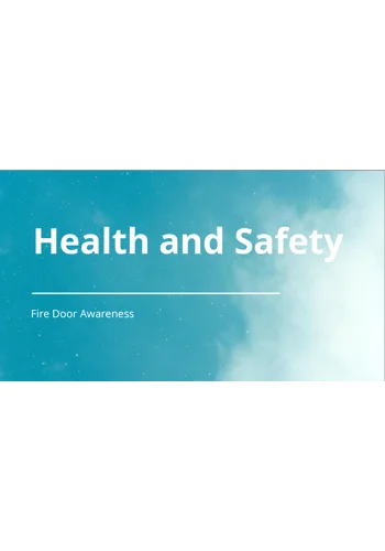 Fire Door Awareness Training Resources