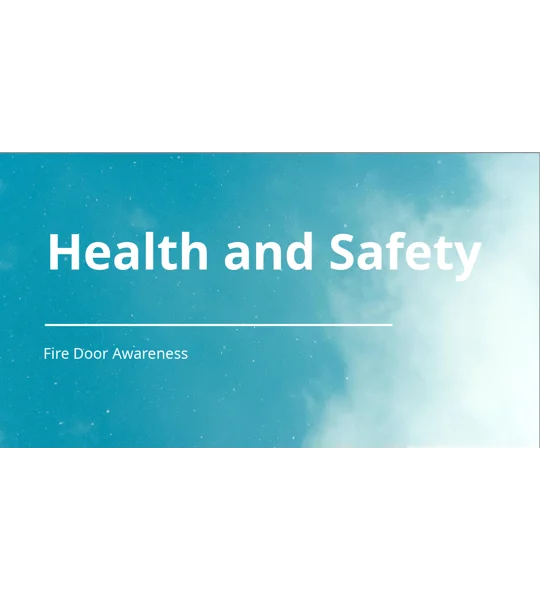 Fire Door Awareness Training Resources