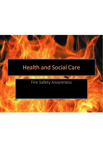 Fire Safety Awareness Training Resources