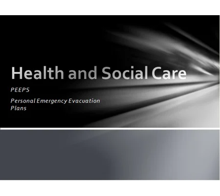 Personal Emergency Evacuation Plans PEEPS Training Resources