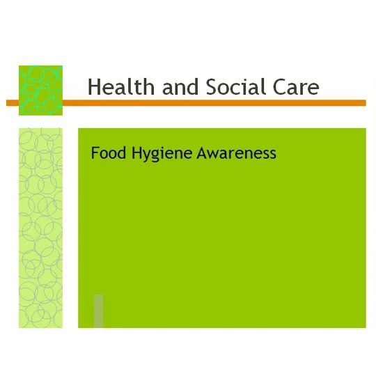 Food Hygiene Awareness Training Resources