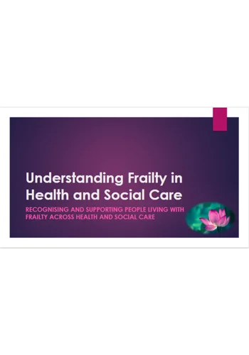 Frailty Awareness Training Resources