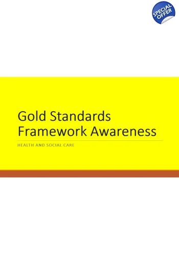 Gold Standards Framework Awareness Training Resources
