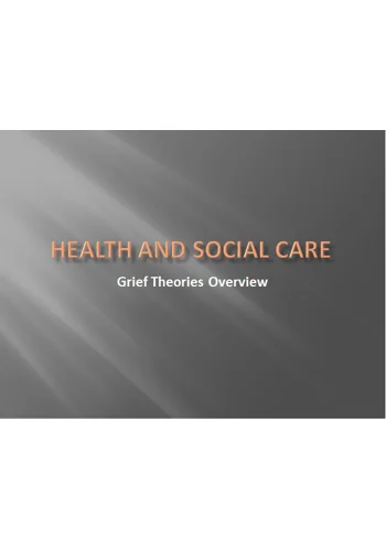 Grief and Bereavement Awareness Training Resources