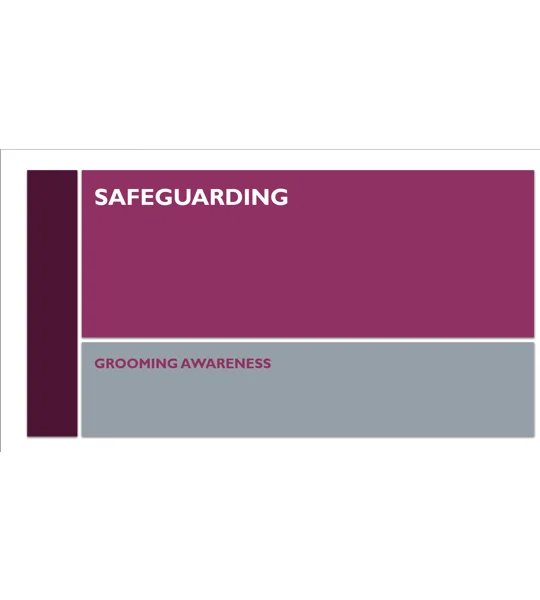 Grooming Awareness Training Resources