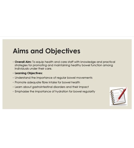 Healthy Bowel Function Awareness Training Resources