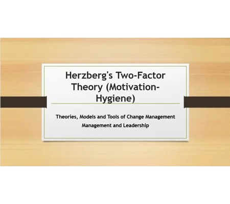 Herzberg's Two-Factor Theory Motivation-Hygiene Training Resources