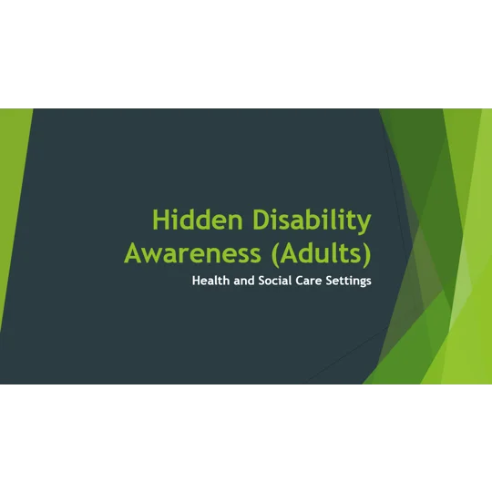 Hidden Disabilities Awareness Training Resources