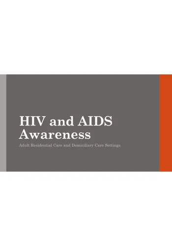 HIV and AIDS Awareness Training Resources