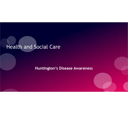 Huntington's Disease Awareness Training Resources