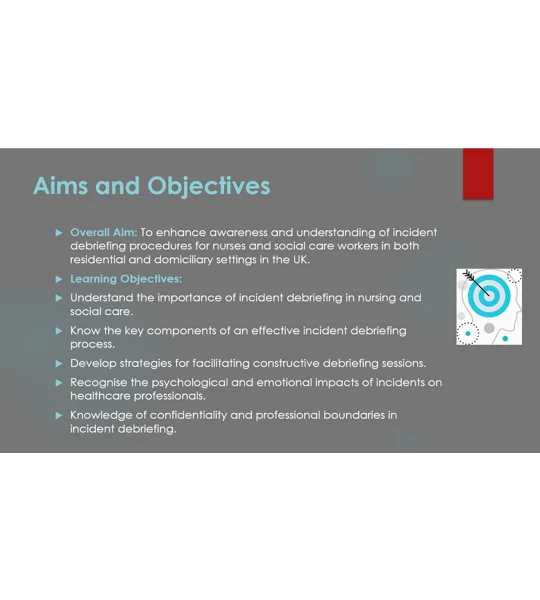 Incident Debriefing Awareness for Managers and Facilitators Training Resources