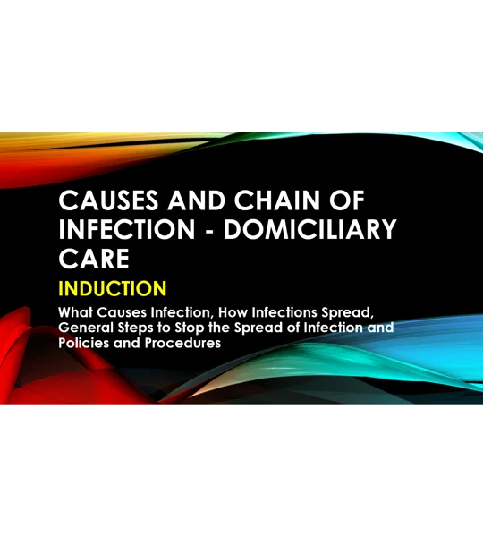 Induction - Domiciliary Care - Causes and Chain of Infection Training Resources