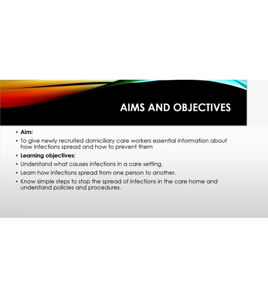 Induction - Domiciliary Care - Causes and Chain of Infection Training Resources