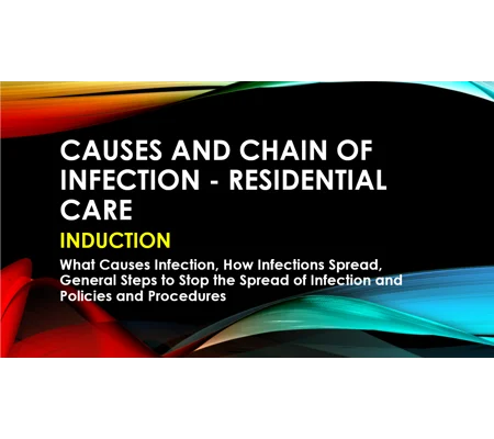 Induction - Residential Care - Causes and Chain of Infection Training Resources