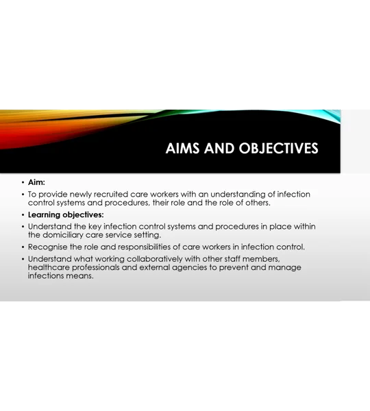 Induction - Domiciliary Care - Infection Control Training Resources
