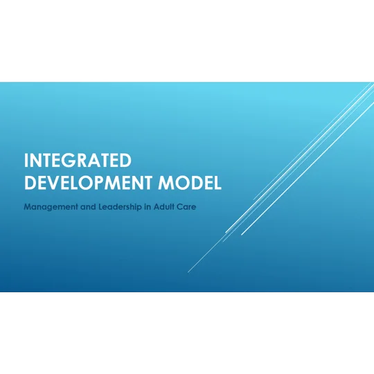Supervision & Performance Management Integrated Development Model Training Resources