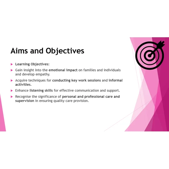 Key Worker Children's Residential Care Techniques & Support Training Resources