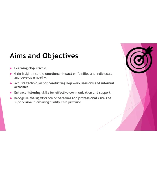 Key Worker Children's Residential Care Techniques & Support Training Resources