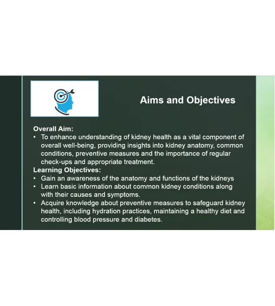 Kidney Health Awareness Training Resources
