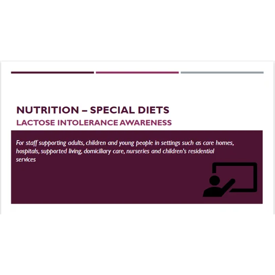 Lactose Intolerance Awareness All Settings Training Resources