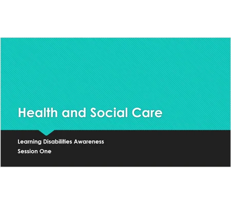 Learning Disability Awareness Training Resources