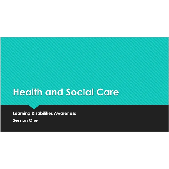 Learning Disability Awareness Training Resources