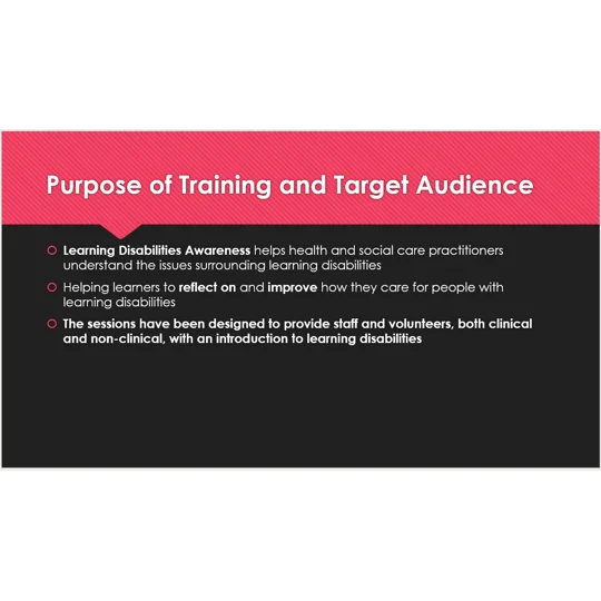 Learning Disability Awareness Training Resources