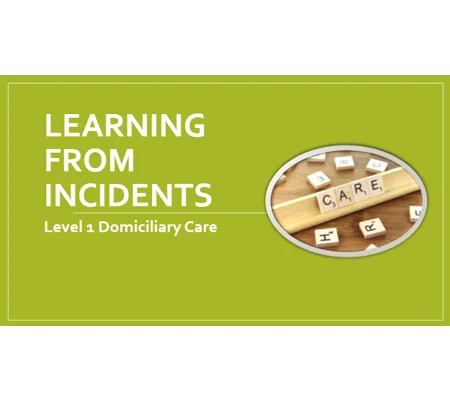 Learning from Incidents Domiciliary Care Level 1 Training Resources