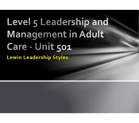 Lewin's Leadership Styles Training Resources