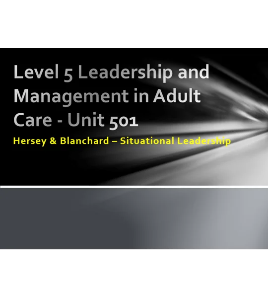 Hersey & Blanchard Situational Leadership​ Training Resources