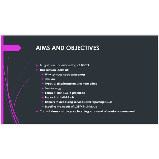 LGBT+ Awareness Training Resources
