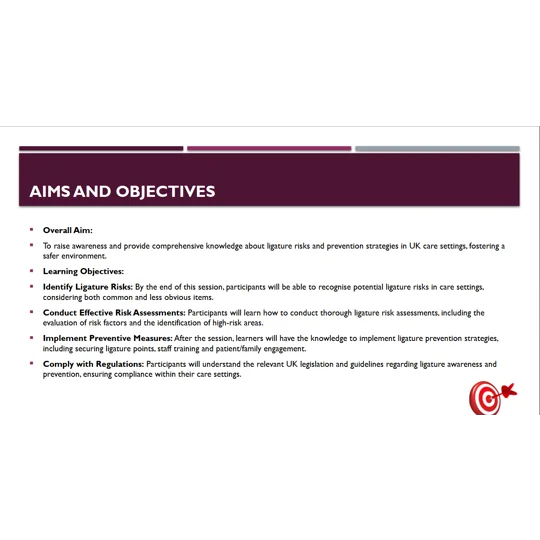 Ligatures Awareness Training Resources