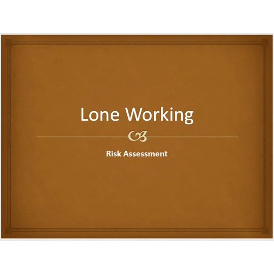 Lone Working Awareness Training Resources