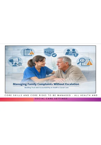 Managing Family Complaints Without Escalation Training Resources