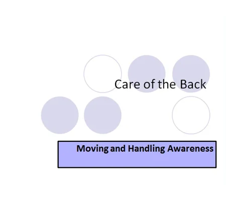 Manual Handling and Back Care Training Resources