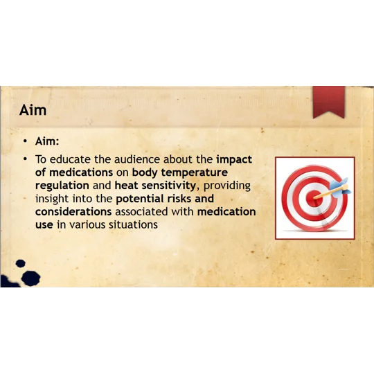 Medication Effects on Body Temperature Training Resources