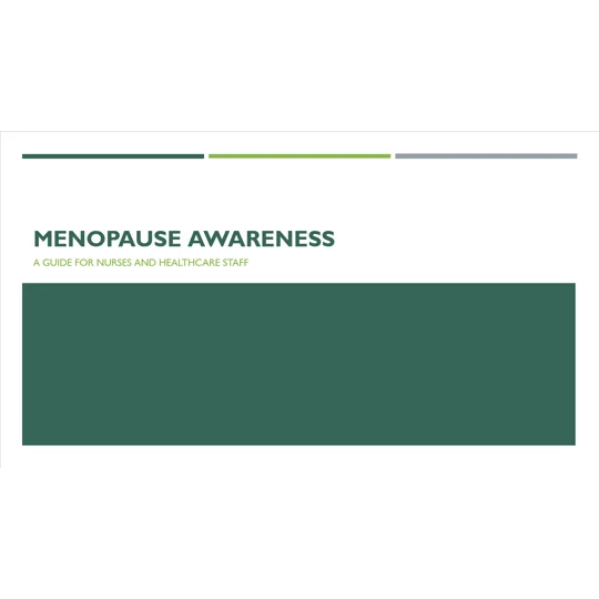 Menopause Awareness Training Resources